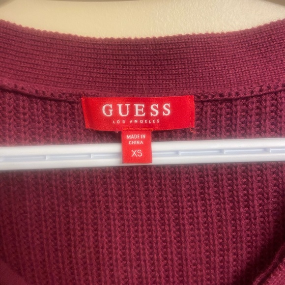 SALE Guess Lace Up Detail Sweater - Picture 4 of 4
